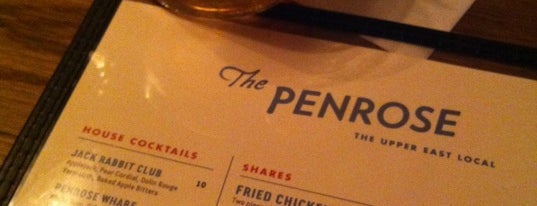 The Penrose is one of Dinner - NYC.