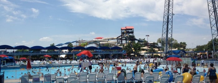 Hurricane Harbor is one of * Gr8 Pools Ta Jump In — Dallas Area.