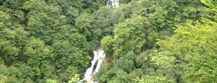 Kirifuri Falls is one of 日本の滝百選.