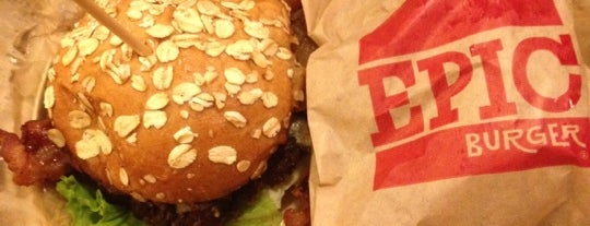 Epic Burger is one of Tempat yang Disimpan Cheryl.