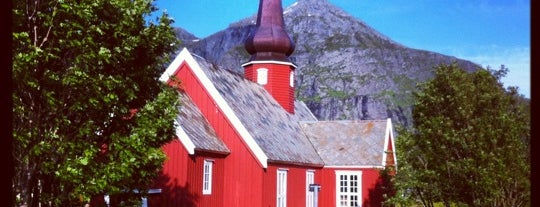 Flakstad Kirke is one of Norsko 2014 - plán.