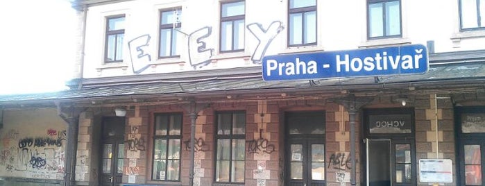 Železniční stanice Praha-Hostivař is one of S41 | ML Městská linka.