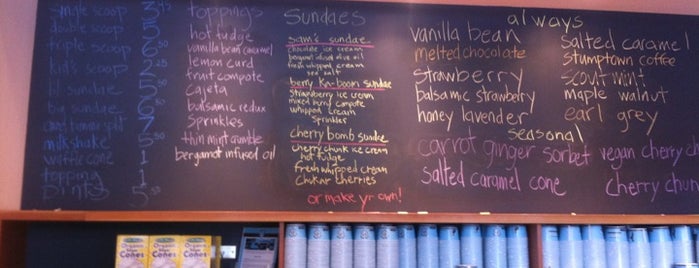 Molly Moon's Homemade Ice Cream is one of Mozzer favorites.