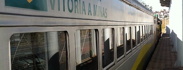 Estação Ferroviária de Itabira (EFVM) is one of De trem de Beagá a Vitória.