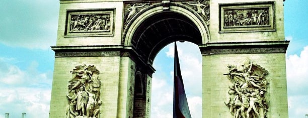 Arc de Triomphe de l'Étoile is one of Paris.