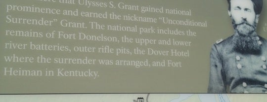 Fort Donelson National Battlefield is one of U.S. National Battlefields.