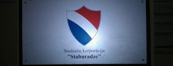 Studenšu korporācija "Staburadze" is one of Studentu un studenšu korporācijas.