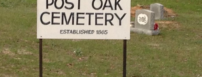 Post Oak Cemetery is one of Favorite TX Spots.
