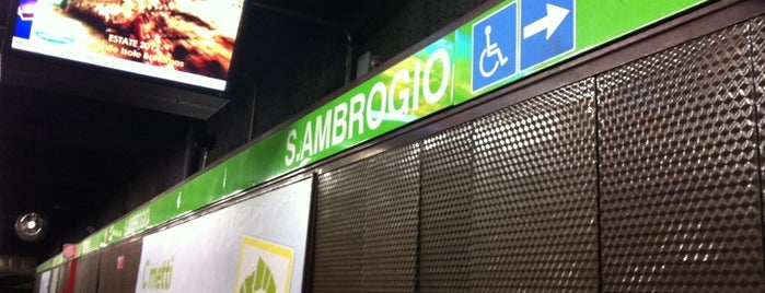 Metro Sant'Ambrogio (M2) is one of Stazioni Metro Milano.