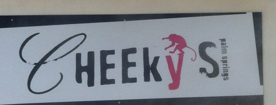 Cheeky’s is one of Palm Springs to-do🌞🦕🌵🍹.