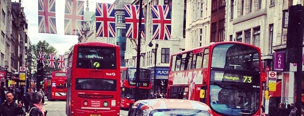 Oxford Street is one of London tourist.