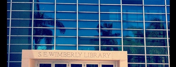 S.E. Wimberly Library is one of Top 10 Places to Visit Before Graduating from FAU!.