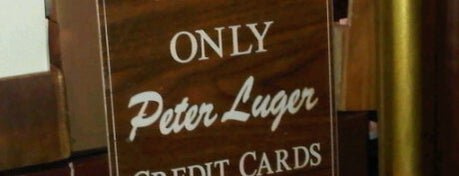 Peter Luger Steak House is one of Restaurants - Favorites.
