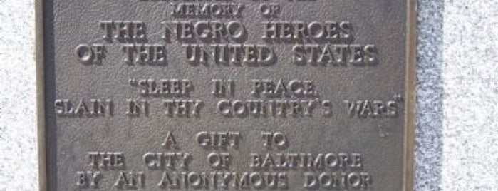 Negro Heroes Of The United States is one of Historical Monuments, Statues, and Parks.
