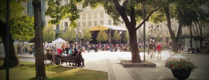 Vincas Kudirka Square is one of Chill-out places.
