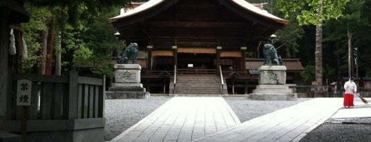 諏訪大社 下社 秋宮 is one of 別表神社 東日本.
