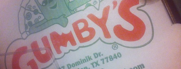 Gumby's Pizza is one of College Station Eats.