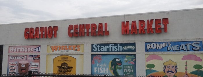 Gratiot Central Market is one of Tempat yang Disukai ENGMA.