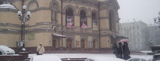 Театральная площадь is one of Площади города Киева.
