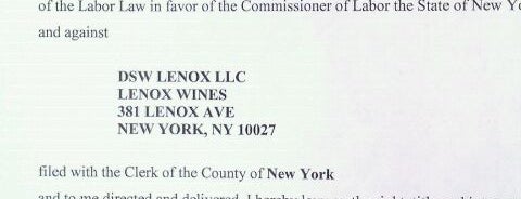 Lenox Wines is one of Uptown Wine.