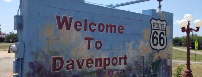 Davenport, OK is one of Locais curtidos por BP.