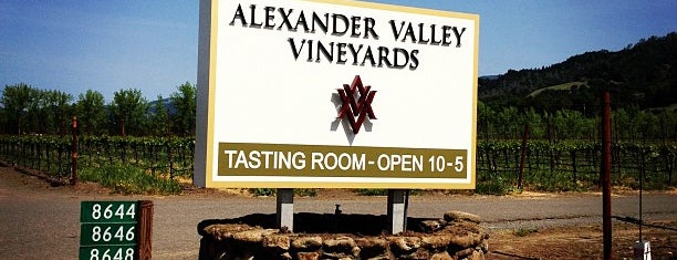 Alexander Valley Vineyards is one of Wine Road Picnicking- al Fresco Perfetto!.