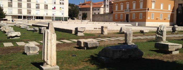 Forum Romain is one of Zadar.