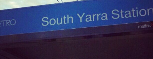 South Yarra Station is one of Tempat yang Disukai Yus.