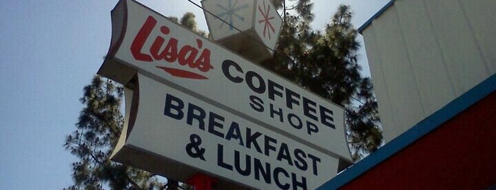 Lisa's Coffee Shop is one of Old School L.A. Diners & Coffee Shops.