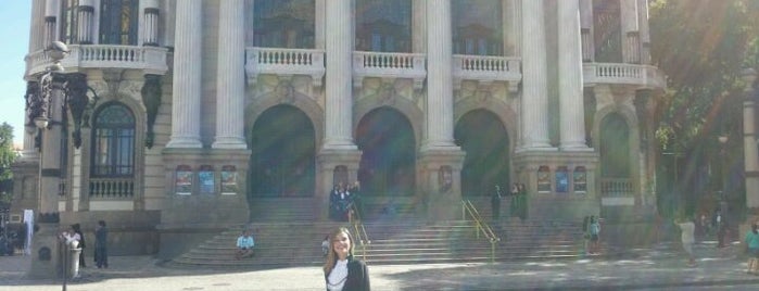 Teatro Municipal de Río de Janeiro is one of RIO DE JANEIRO- BRAZIL.