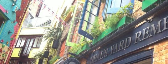 Neal's Yard is one of London, August 2012.