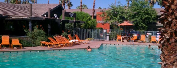 Caliente Tropics Resort Hotel is one of Palm Springs with Cyn.