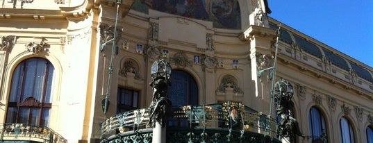 Municipal House is one of Prague.