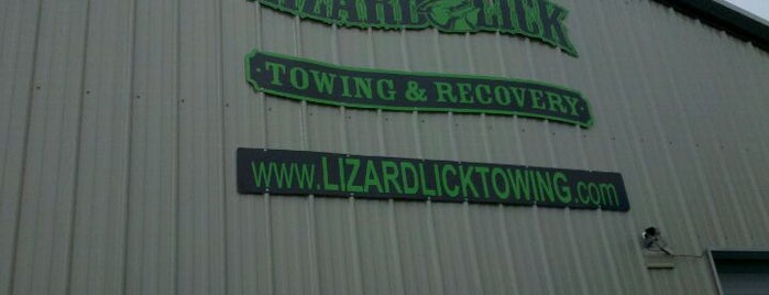 Lizard Lick Towing & Recovery is one of places.