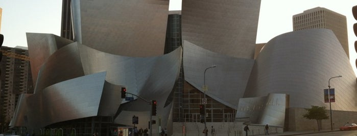 Walt Disney Concert Hall is one of Olly Checks In.