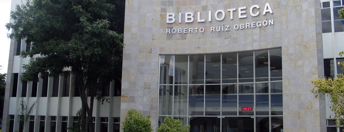 Biblioteca Roberto Ruíz Obregón is one of Edificios académicos.