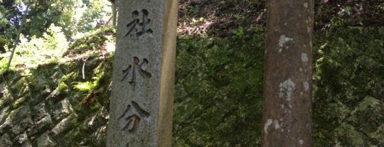 惣社水分神社 is one of 式内社 大和国1.