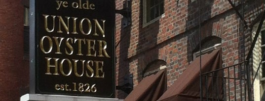 Union Oyster House is one of New England Old-Timey Bars, Cafes, and Restaurants.