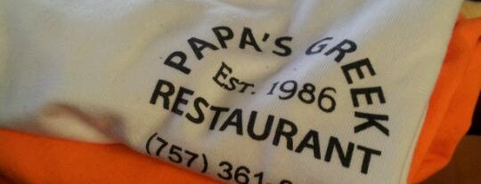 Papa's Greek Restaurant is one of Virginia Beach, VA.