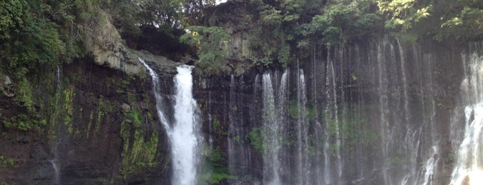 白糸の滝 is one of 日本の滝百選.