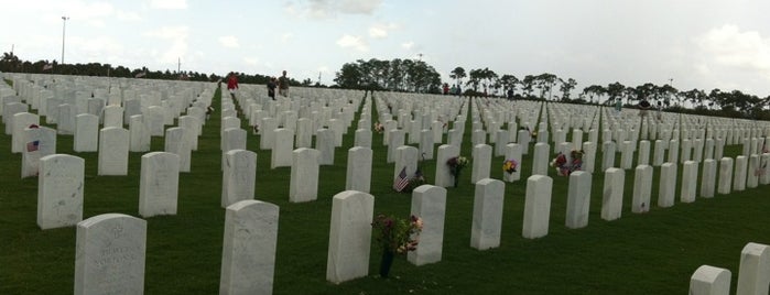 South Florida National Cemetery is one of United States National Cemeteries.