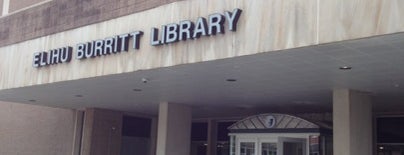 Elihu Burritt Library is one of Literary Haunts: Libraries & Bookstores.