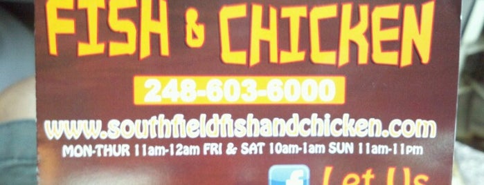 southfield fish & chicken is one of Lugares guardados de Austin.