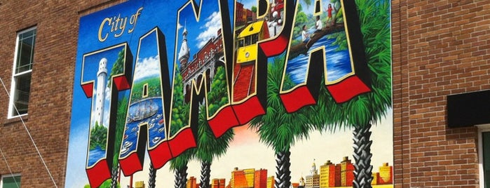 Tampa Sign is one of สถานที่ที่บันทึกไว้ของ Kimmie.