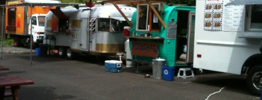 D Street Noshery is one of Portland's Food Cart Pods.