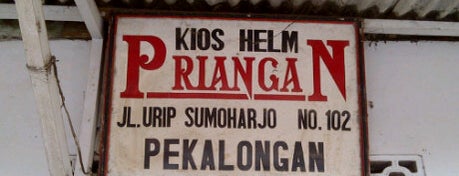 Kios Helm Priangan is one of Pekalongan World of Batik.