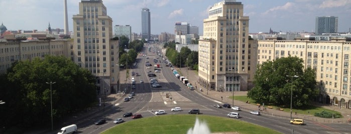 Strausberger Platz is one of Historical Spots along Karl-Marx-Allee.