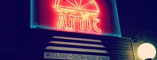 Eddie's Attic is one of Atlanta Music.