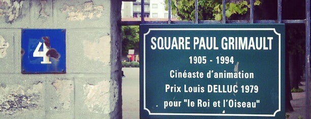 Square Paul Grimaud is one of Paname.