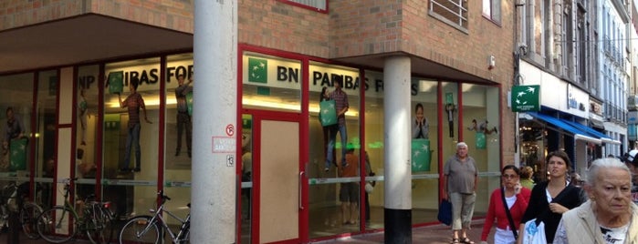 BNP Paribas Fortis is one of Plaatsen waar ik kom.